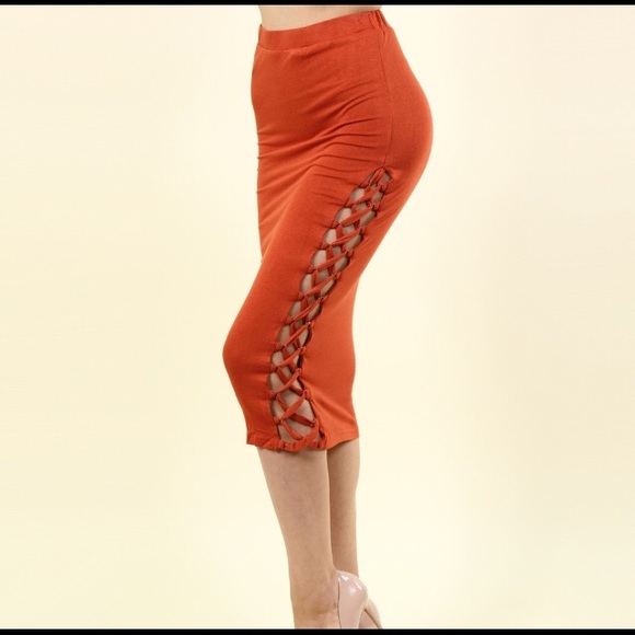 Dresses & Skirts - Orange skirt